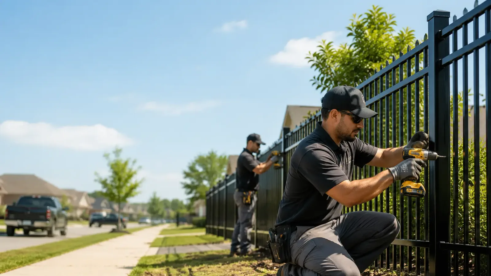Metal Fence Installation in Bluffton, IN